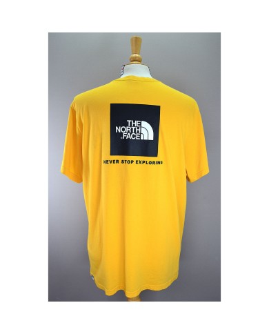 The North Face t-shirt chest- back logo yellow XL