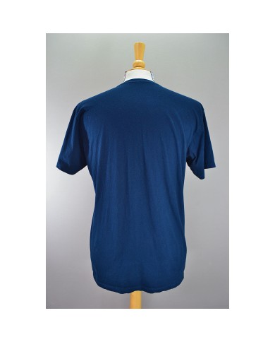 Columbia t-shirt front- sleeve logo blue L