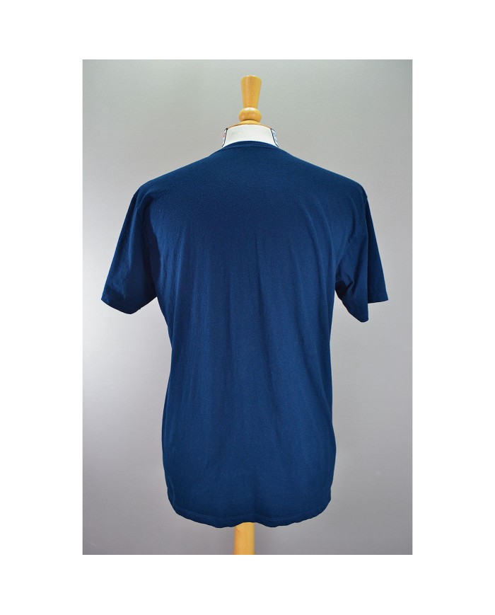 Columbia t-shirt front- sleeve logo blue L