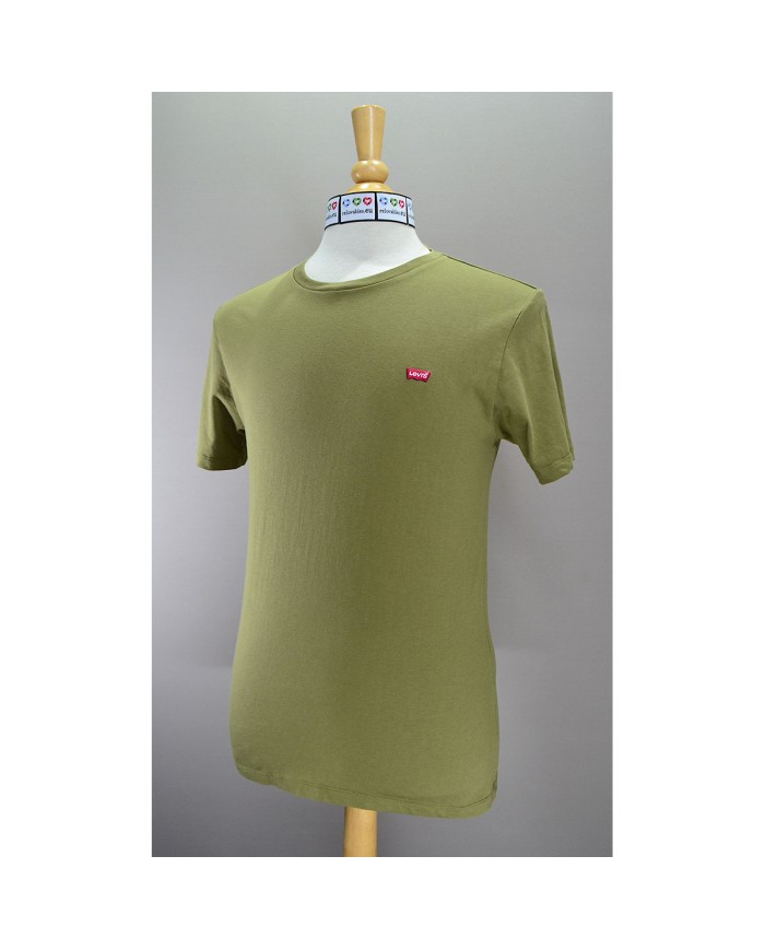 Levi's t-shirt standard fit chest logo green S