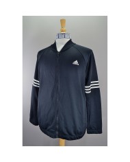 Adidas vest embroidered front logo 3-striped black M/L