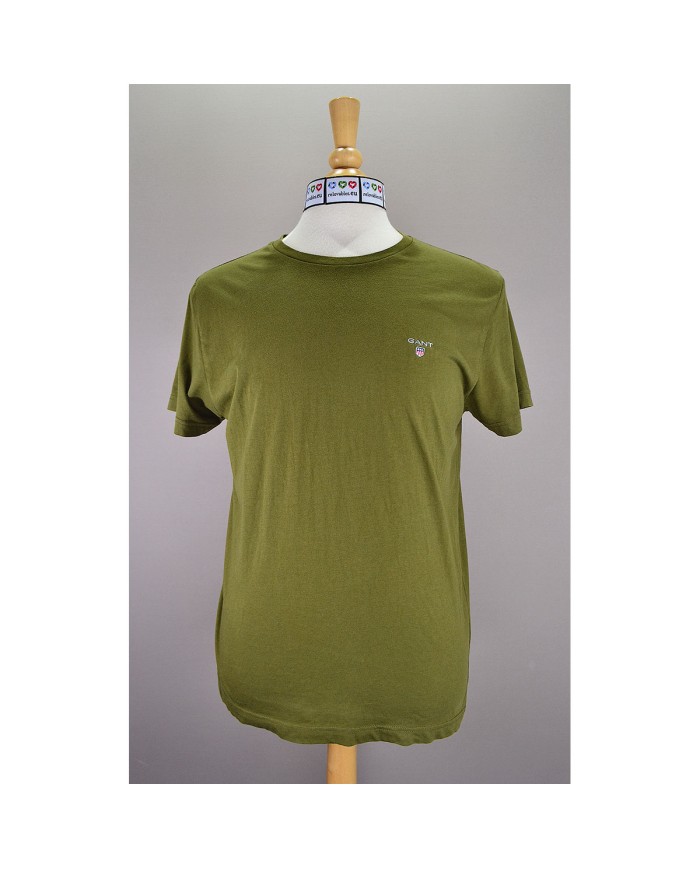 GANT t-shirt regular fit chest logo green M