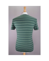 Levi's t-shirt stretch striped green S