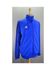 Adidas vest zippers embroidered front logo blue XL