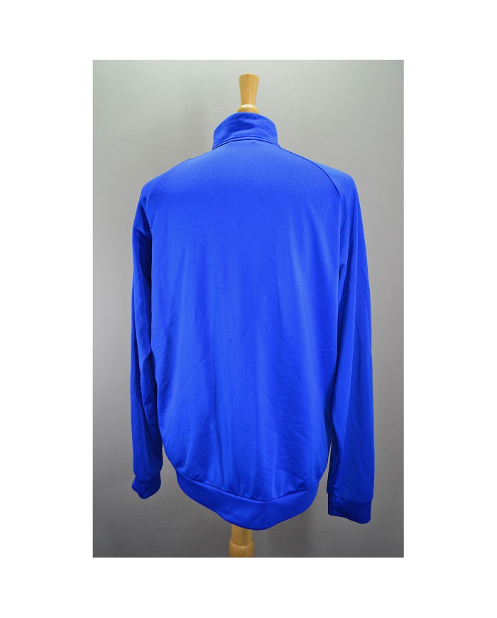 Adidas vest zippers embroidered front logo blue XL