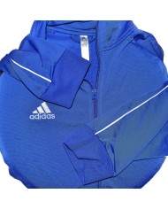 Adidas vest zippers embroidered front logo blue XL