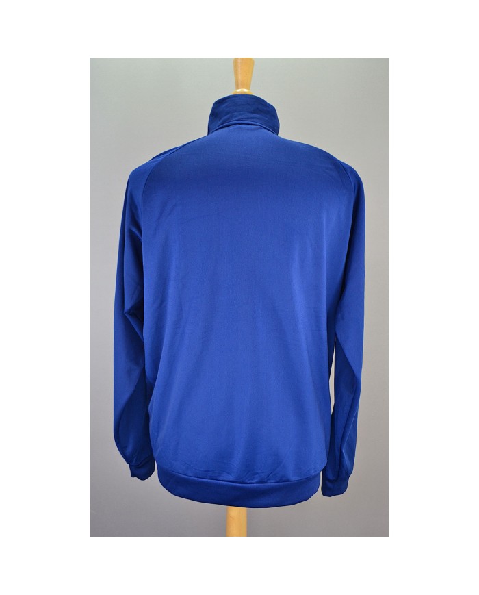 Adidas vest zippers embroidered front logo blue L