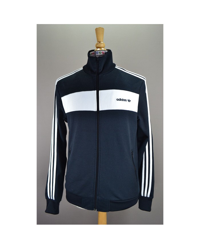 Adidas vest high bord embroidered front logo 3-striped black M