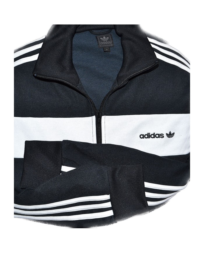 Adidas vest high bord embroidered front logo 3-striped black M