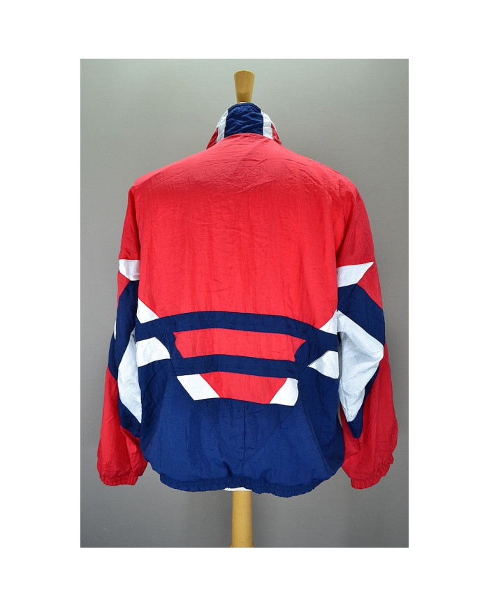 Puma vintage track jacket embroidered logo red L