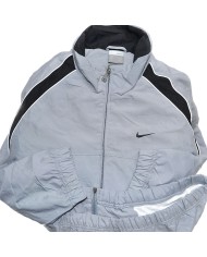 Nike track-jacket embroidered logo gray M