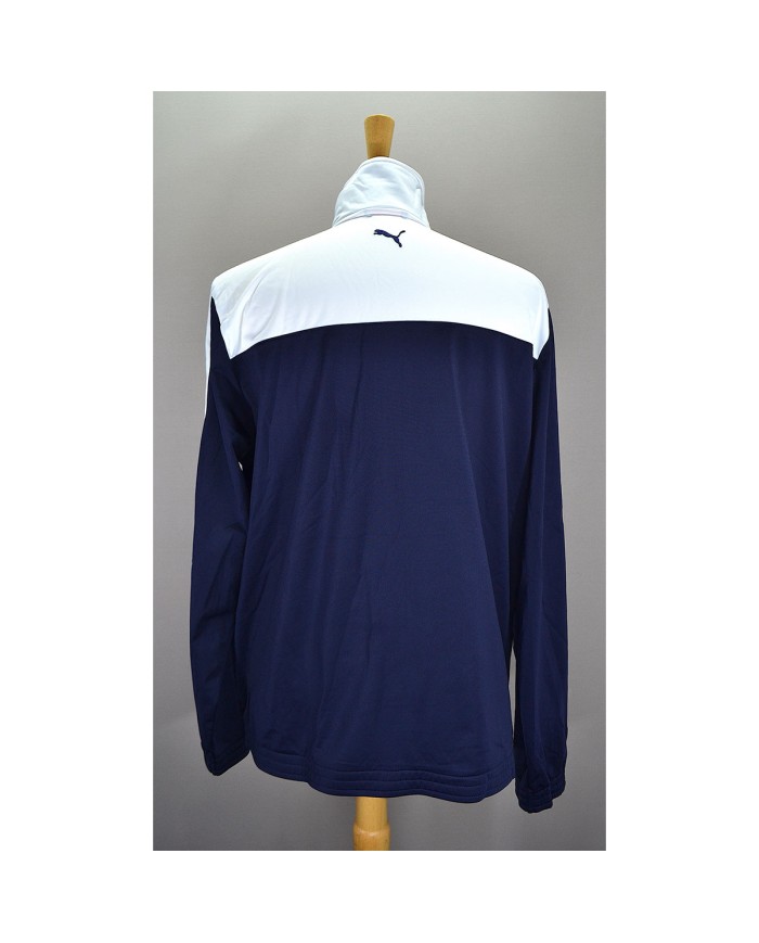 Puma vest embroidered front- and backlogo blue XL