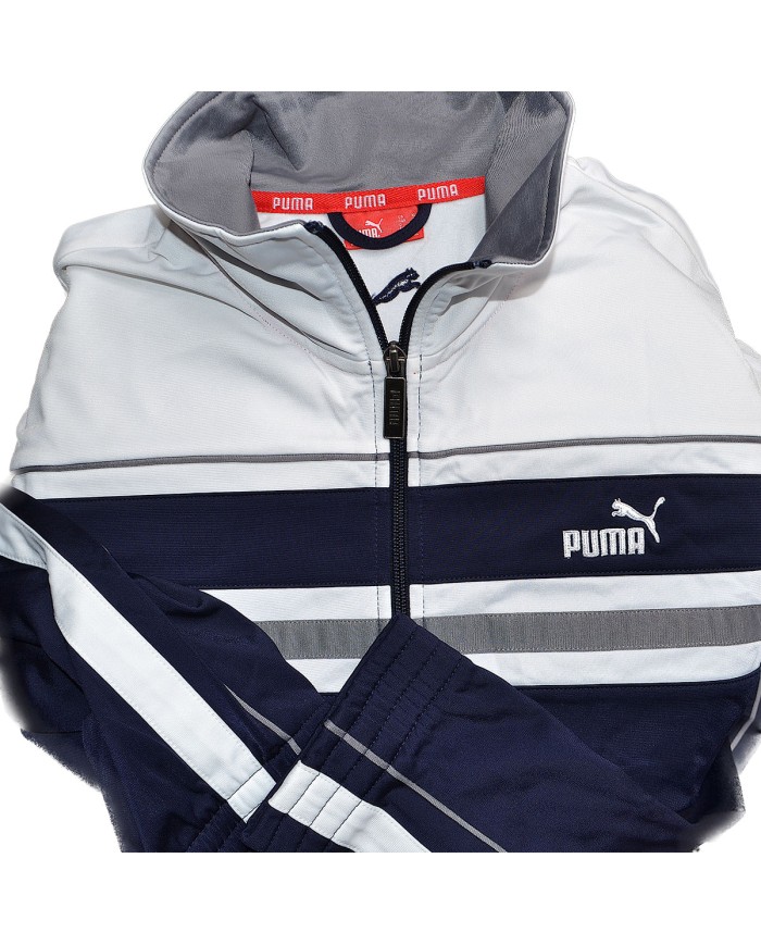 Puma vest embroidered front- and backlogo blue XL