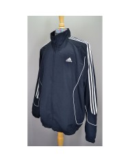 Adidas vintage track-jacket embroidered blue M