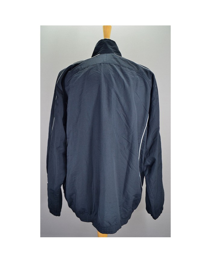 Adidas track-jacket embroidered logo 3-striped BLACK XXL