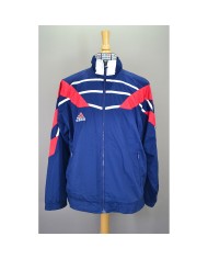 Adidas vintage track-jacket embroidered blue M