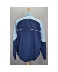 Adidas track-jacket embroidered front logo 3-striped blue L