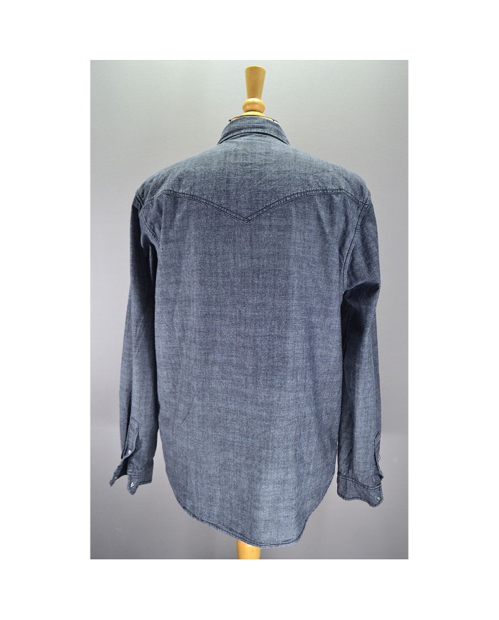 Levi's heavy shirt embroidered logo gray L