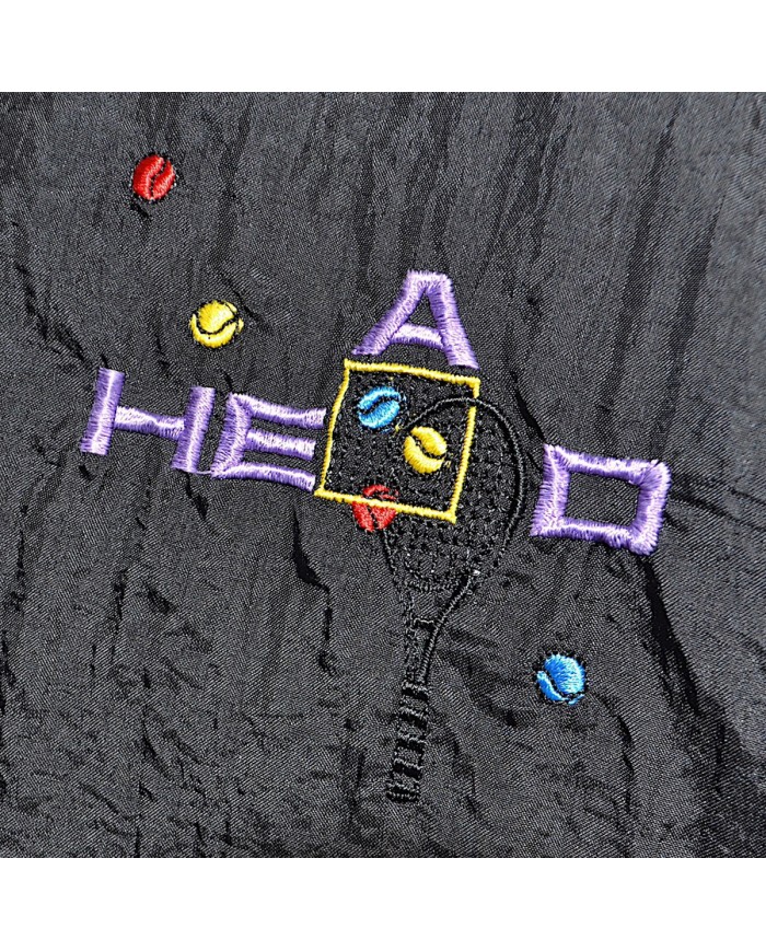 HEAD vintage track-jacket embroidered logo black XL