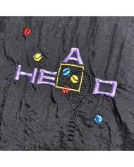 HEAD vintage track-jacket embroidered logo black XL