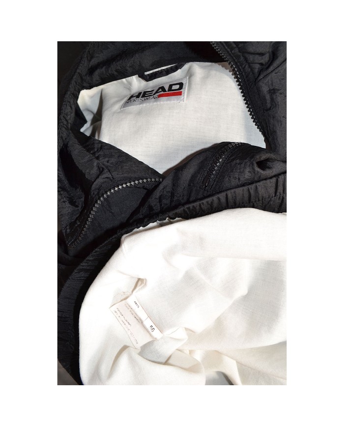 HEAD vintage track-jacket embroidered logo black XL