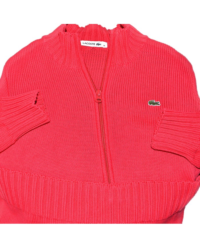Lacoste vest knitwear red S
