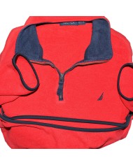Nautica vest  quarter-zip red M