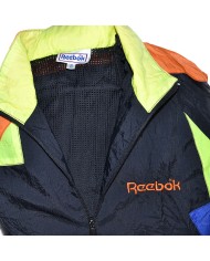 Reebok vintage rain-jacket hoodie  black S