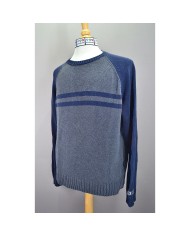 Nautica sweater stretch v-neck gray L