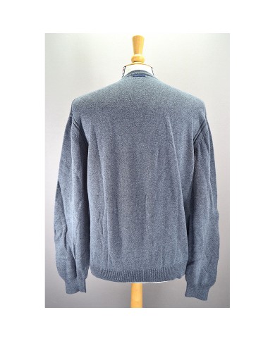 Nautica sweater stretch v-neck gray L