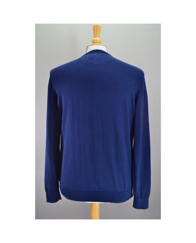 Lacoste sweater v-neck blue S