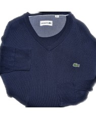 Lacoste sweater v-neck blue S