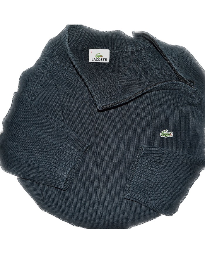 Lacoste sweater knitwear  zipper black M