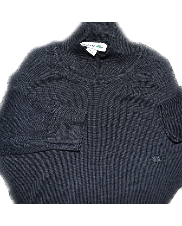 Lacoste sweater high-bord black  M