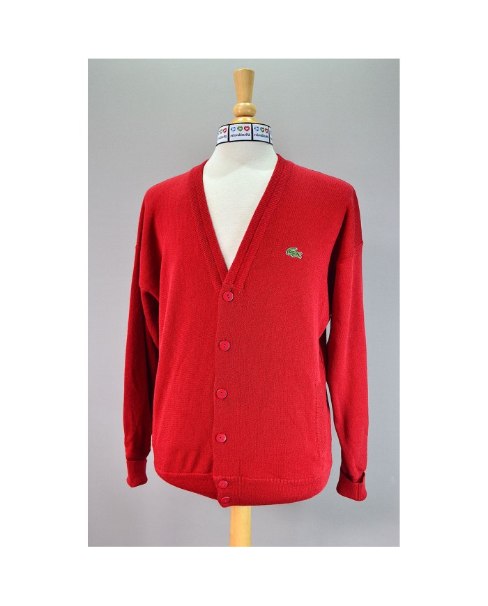 Lacoste vest red  M