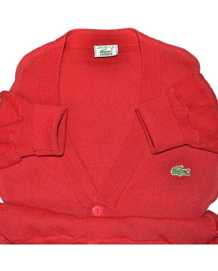 Lacoste vest red  M