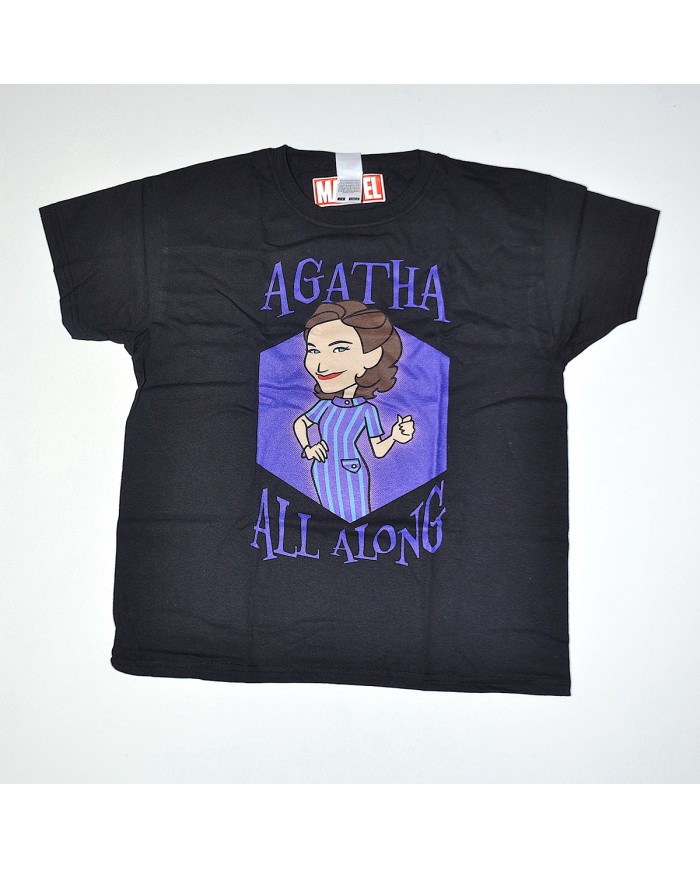 Marvel t-shirt black 7/8 years