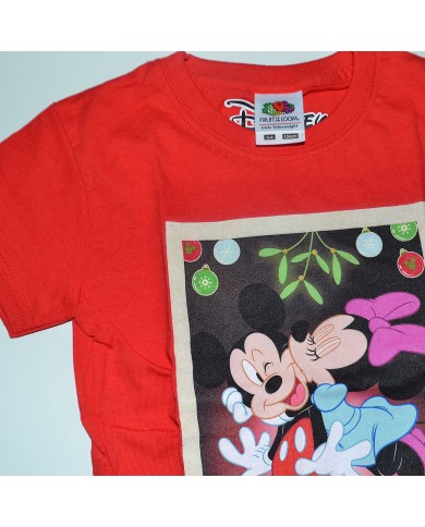 Disney t-shirt red 3/4 years