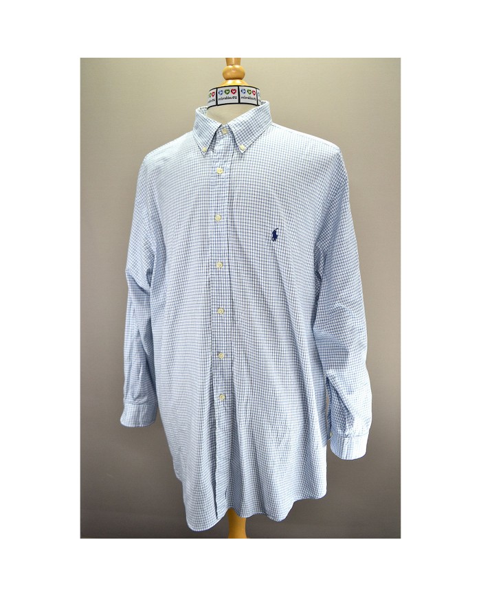 Ralph Lauren shirt long-sleeve blue XXL
