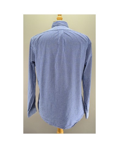 Ralph Lauren shirt long-sleeve stretch slim-fit blue L