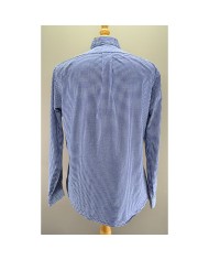 Ralph Lauren shirt long-sleeve stretch slim-fit blue L