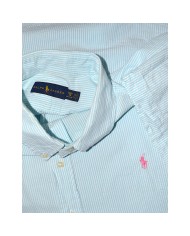 Ralph Lauren  shirt  blue striped plus size 2XB / 2G