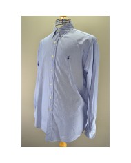 Ralph Lauren striped shirt long-sleeve blue S