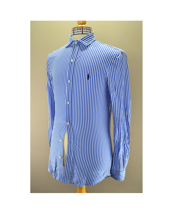 Ralph Lauren striped shirt long-sleeve blue S