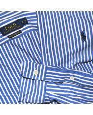 Ralph Lauren striped shirt long-sleeve blue S