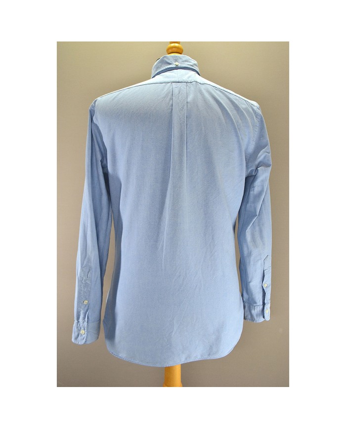 Ralph Lauren shirt long-sleeve blue M slim-fit