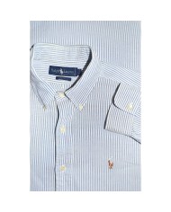 Ralph Lauren heavy shirt long-sleeve striped blue XL