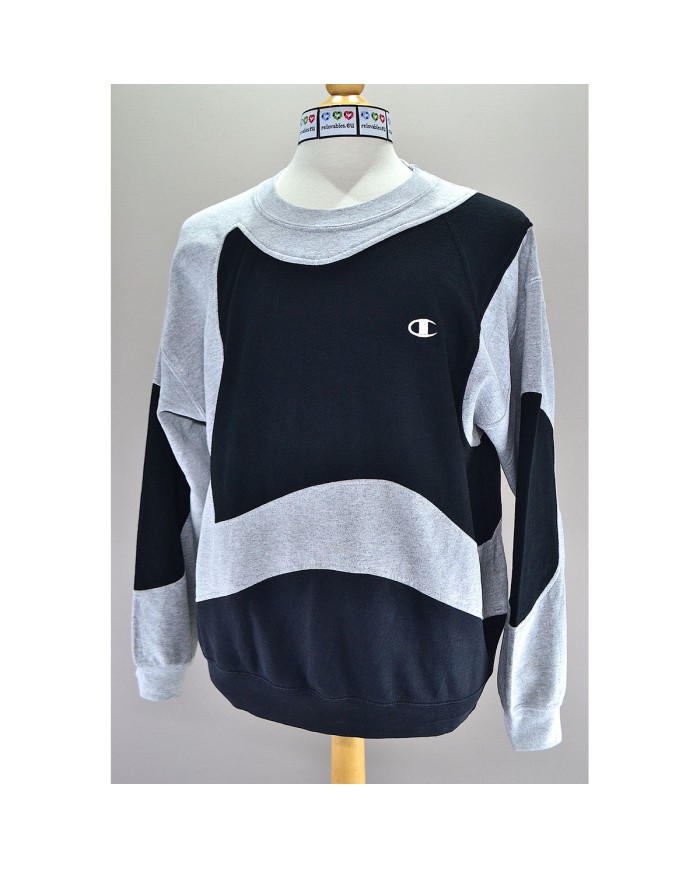Champion reworked sweater black gray S