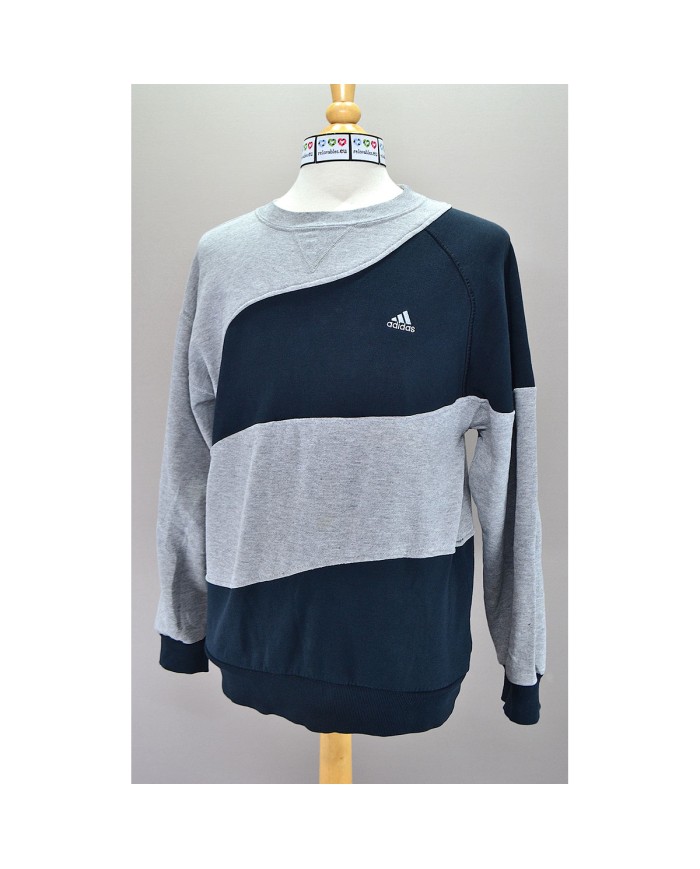Adidas reworked sweater black gray L