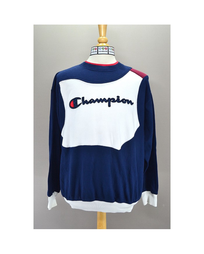 Champion reworked sweater blue white  M